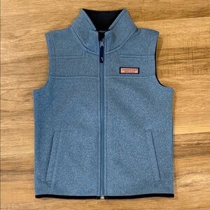 Vineyard Vines Heathered Blue Vest